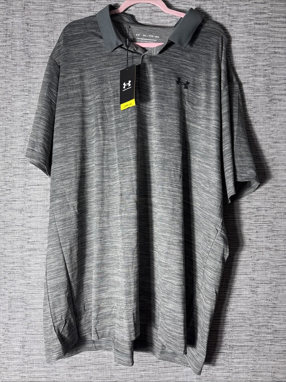Under Armour The Performance Polo, Grey, 4XL